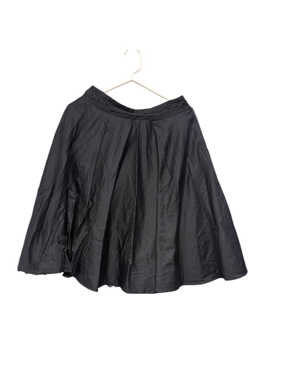 Odille Anthropologie Black Full Circle Midi Skirt size 4. - Picture 4 of 9